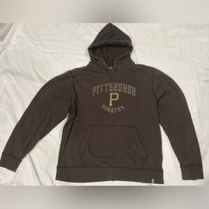 PITT PIRATES 47 BRAND Dark Grey Hoodie Sz.XL